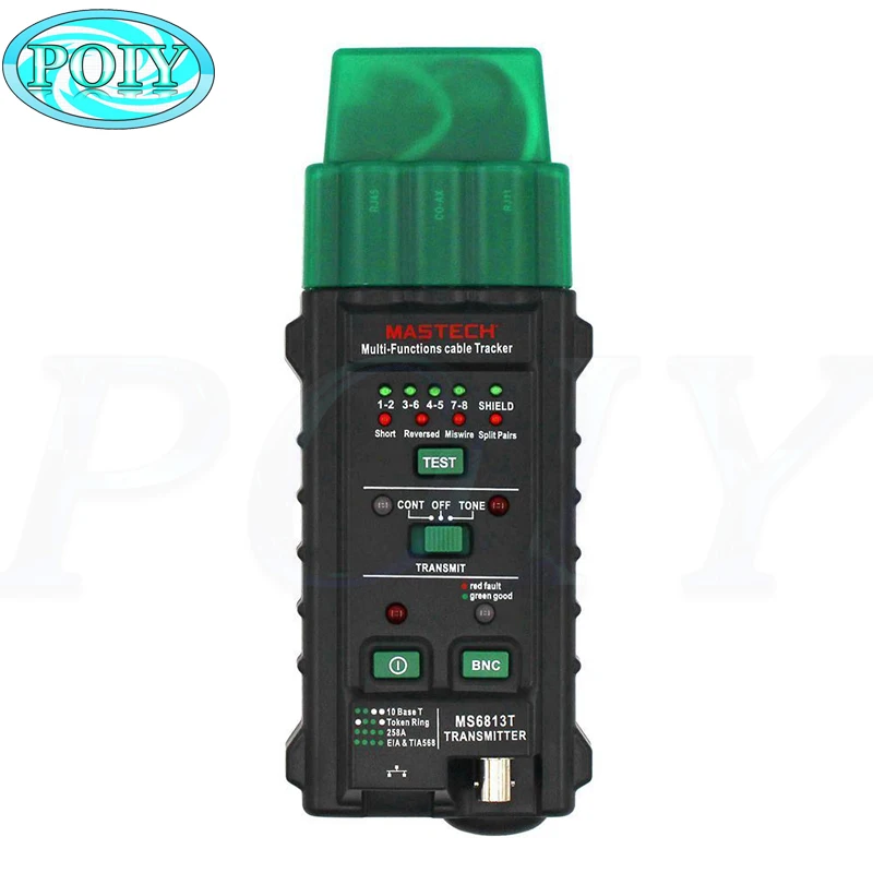 MASTECH MS6813 Многофункциональный сетевой кабель и тестер телефонной линии детектор трекер автоматический мультиметр