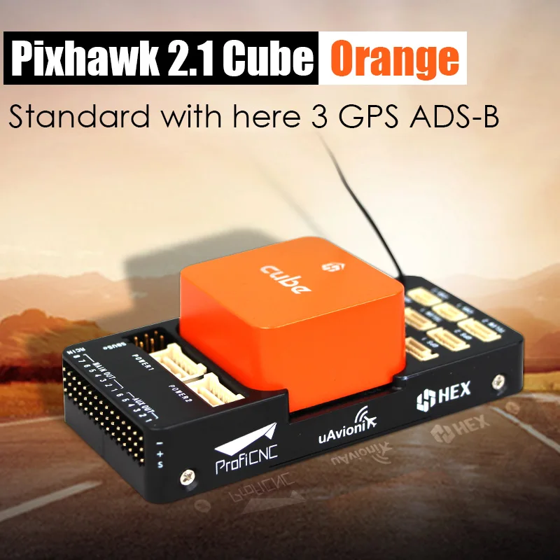 Pixhawk 2 1 кубический оранжевый стандарт с здесь 3 GPS стандартная операторская доска