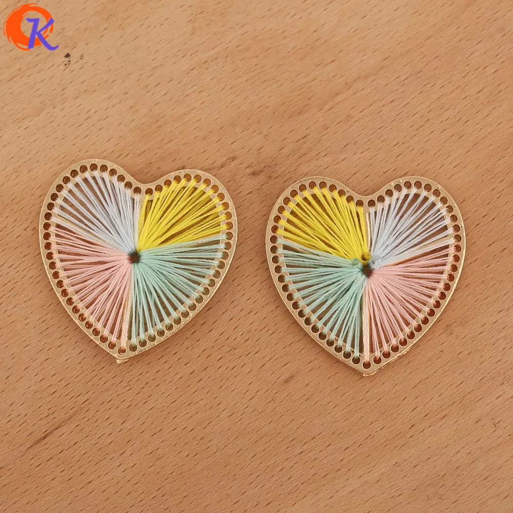 

Cordial Design 30Pcs 34*35MM Jewelry Accessories/Hand Made/Wire Charms/Heart Shape/DIY Pendant/Jewelry Making/Earring Findings