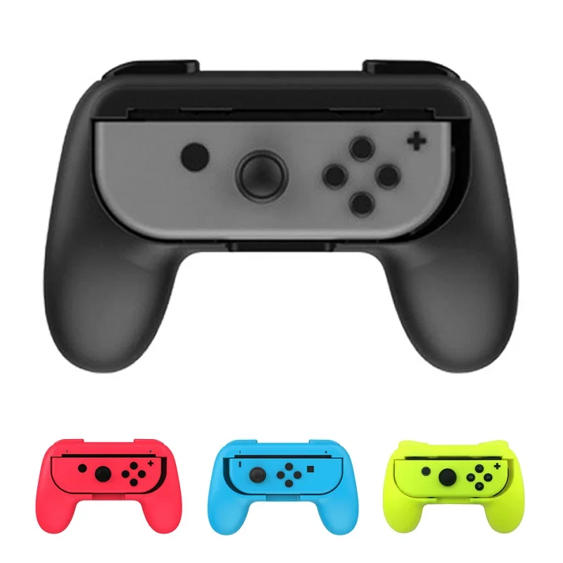 

2Pcs Joy-Con Controller Grips Handle for NS Nintend Switch Anti-Slip Gamepad Stand Holder With Retail Package Gaming Accessories