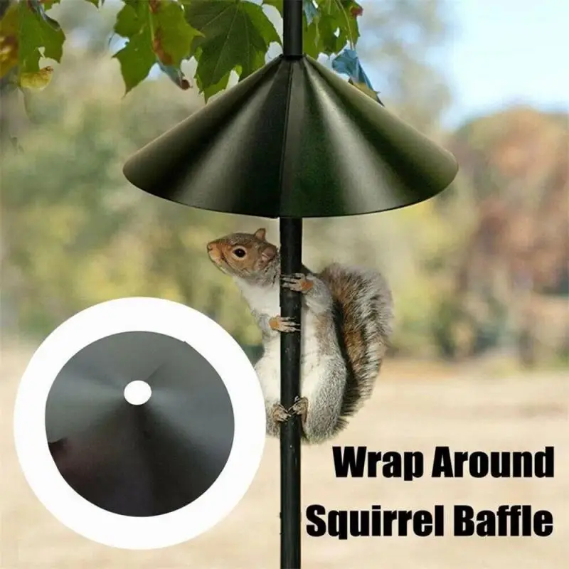 

The Squirrel Protective Baffle Bird Feeder Wraparound Shield Cover Wrap Around Squirrel Baffle 12/14/16"home Garden Supplies