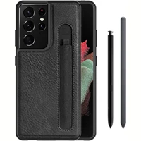 stylus pen socket s pen slot case for samsung galaxy s21 ultra original nillkin aoge leather back cover with pocket holder