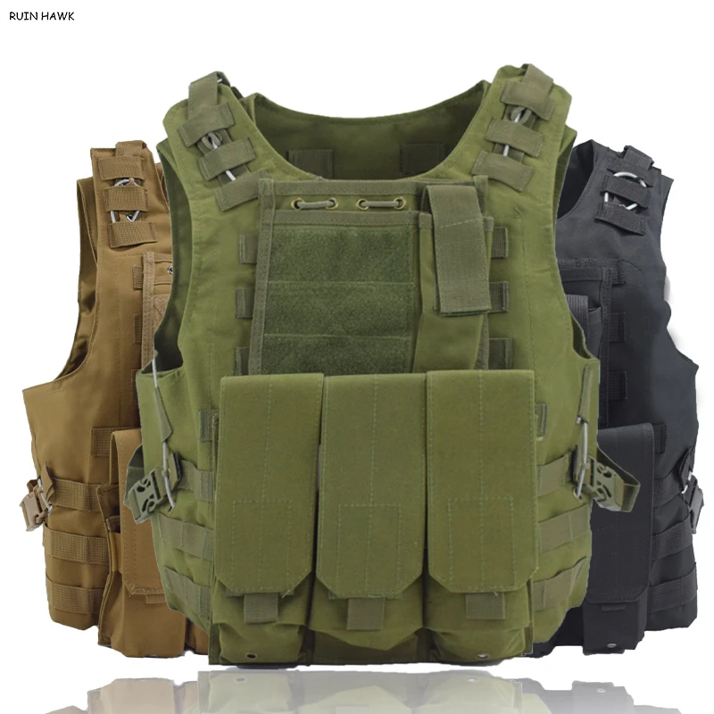 

Outdoor Men's Army Military Vest Hunting Nylon Paintball Combat Armor CS Field Airsoft Protective Gear