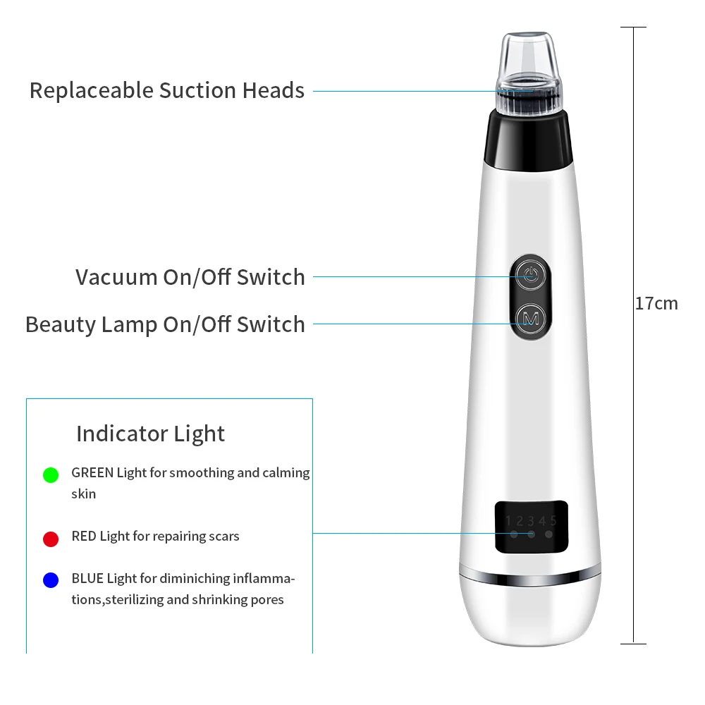 Средство для удаления угрей Удаление прыщей вакуумное всасывание носа и акне
