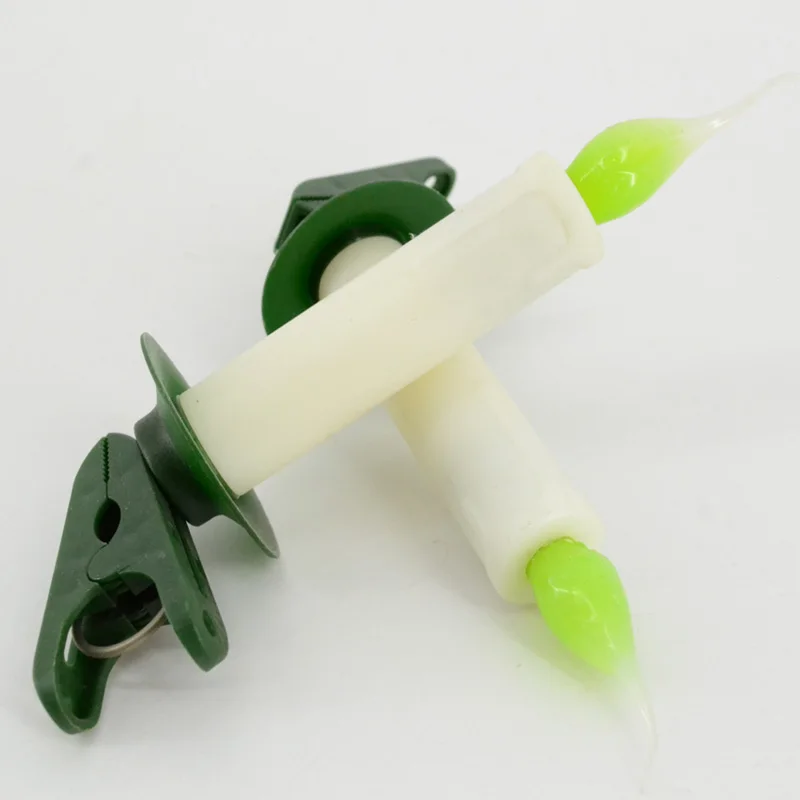 12 шт./компл. светодиодный светильник на рождественскую елку работающий от