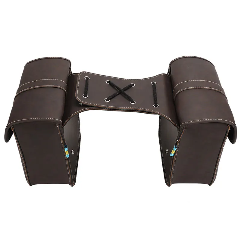 Пара универсальных водонепроницаемых сумок на седло мотоцикла боковое