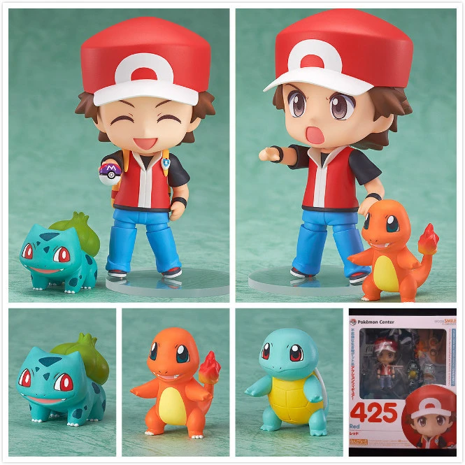 Покемон Тапочки в виде Персонажа Аниме Фигурки игрушки Ash Ketchum Бульбазавр Squirtle
