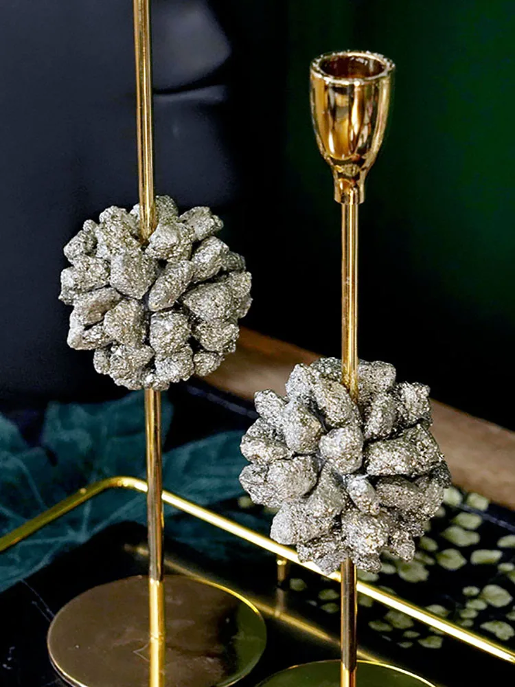 Modern Metal Wedding Candle Holders Decor Menorah Garden Gold Pillar Holder Nordic Style Porta Velas Dinner Table BW50ZT | Дом и сад