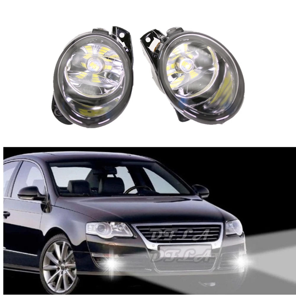 DFLA Автомобильный светодиодный светильник для VW Passat B6 3C 2006 2007 2008 2009 2010 2011 авто-Стайлинг спереди светодиодный Противотуманные фары светильник
