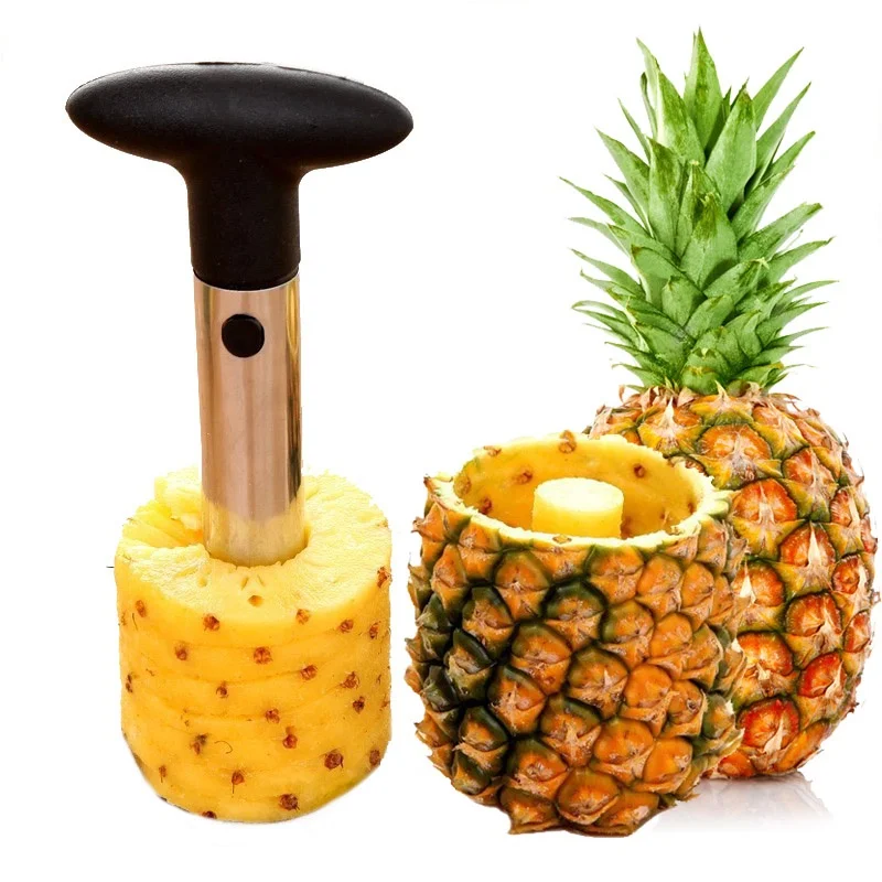 

Stainless Steel Pineapple Peeler Accessories Spiral Pineapple Corer Slicers Fruit Knife Cutter Corer Slicer Kitchen Tools