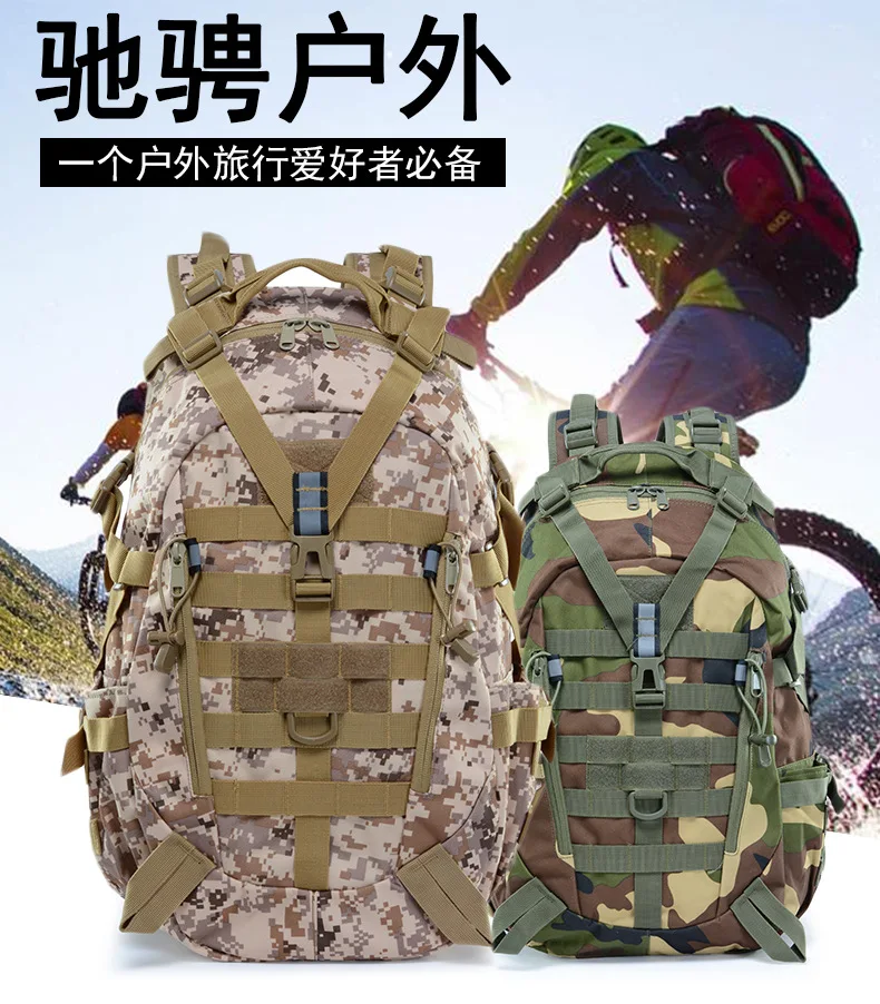 

Camping Backpack Military Bag Men Travel Bags Tactical Army Molle Climbing Rucksack Hiking Outdoor Sac De Sport Tas