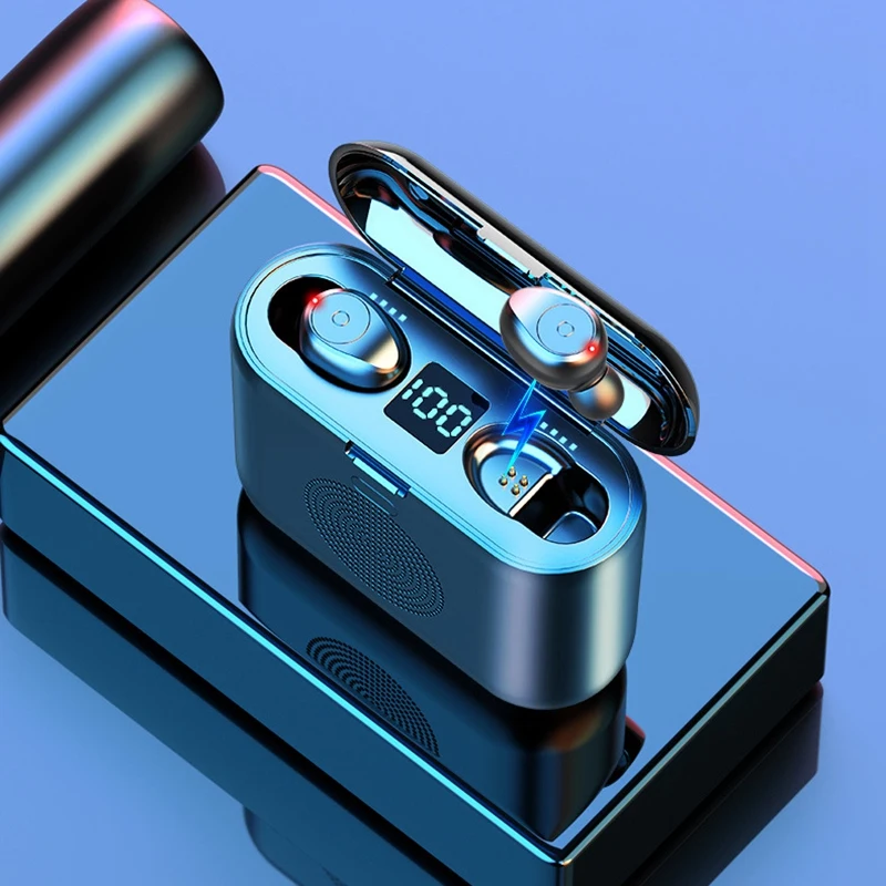 Наушники TWS с шумоподавлением Bluetooth наушники тяжелыми басами беспроводные