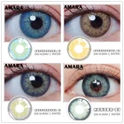 AMARA 1 пара контактных линз натурального цвета для глаз, Алмазный цвет, косметические контактные линзы, цветные линзы ed для глаз