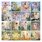 Алмазная вышивка детский Ангел искусственное Рукоделие украшение детской комнаты 5D алмазная живопись полный подарок ручной работы