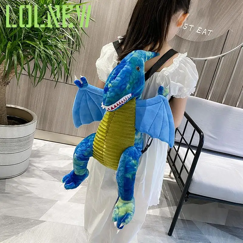 Children Dianosaur Backpacks 3D Dinosaur Baby Backpack For Boys Girls Cute Kids Doll Plush Bag Animal Dinosaur Bags Toys Gifts