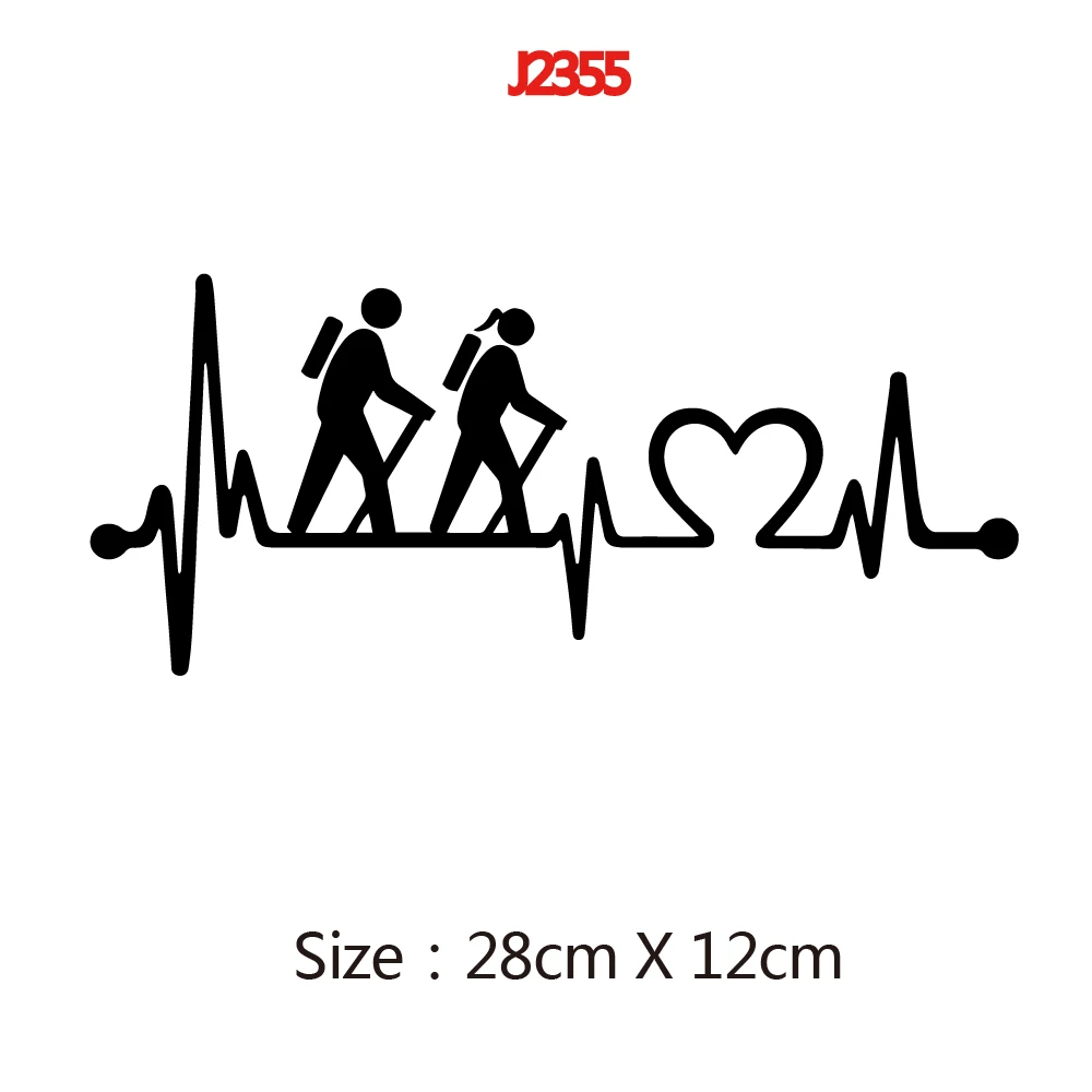 Креативная Настенная Наклейка с ЭКГ настенная художественная наклейка фрески