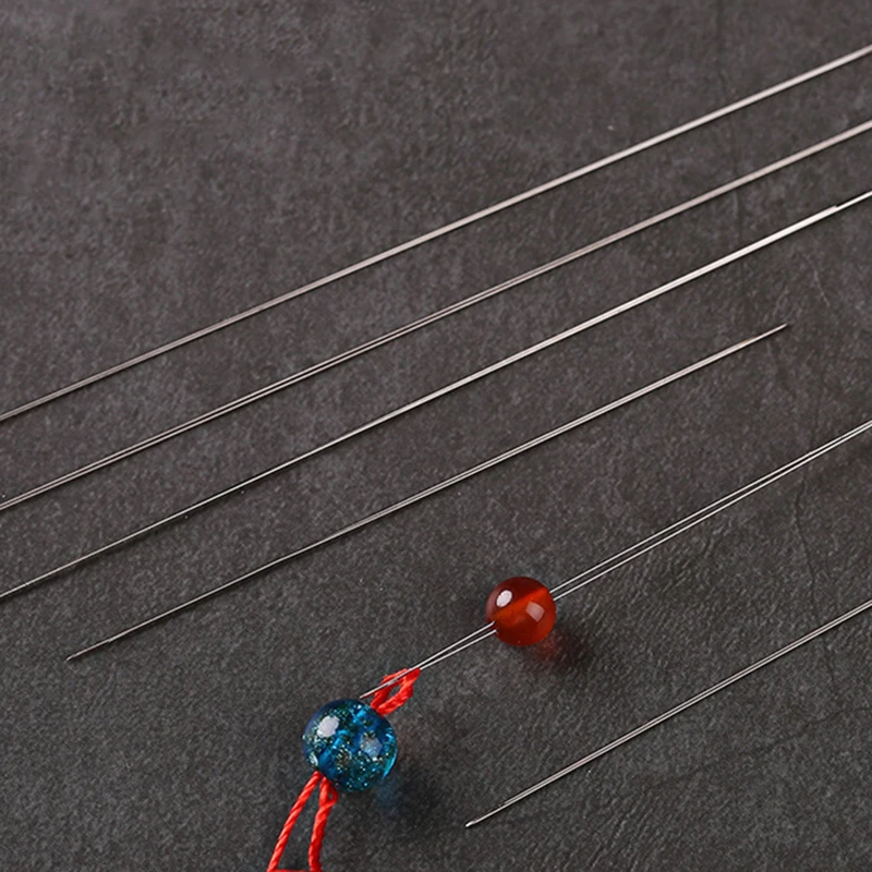 5 шт. игла для бисероплетения из нержавеющей стали шнур нитей сделай сам булавки