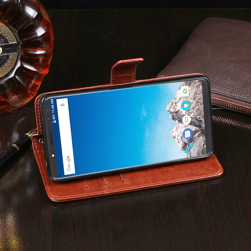 Флип-чехол iTien в деловом стиле кожаный защитный чехол для Vernee Thor Plus X силиконовый