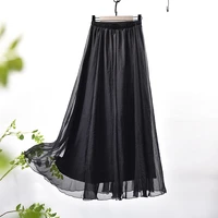 2021 long skirts for womens skirts harajuku korean style maxi skirt for teenagers high waist skirt summer skirts faldas saia