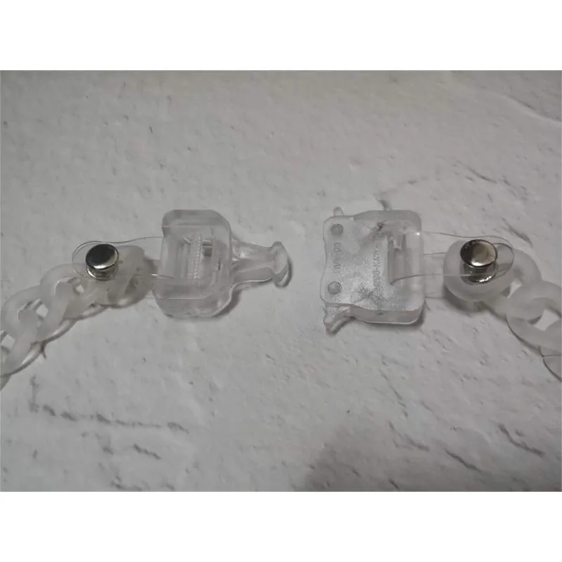 

Plastic Hip-Hop Transparent ALYX Necklaces Men Women Casual Fashion 1017 ALYX 9SM Chains Necklace