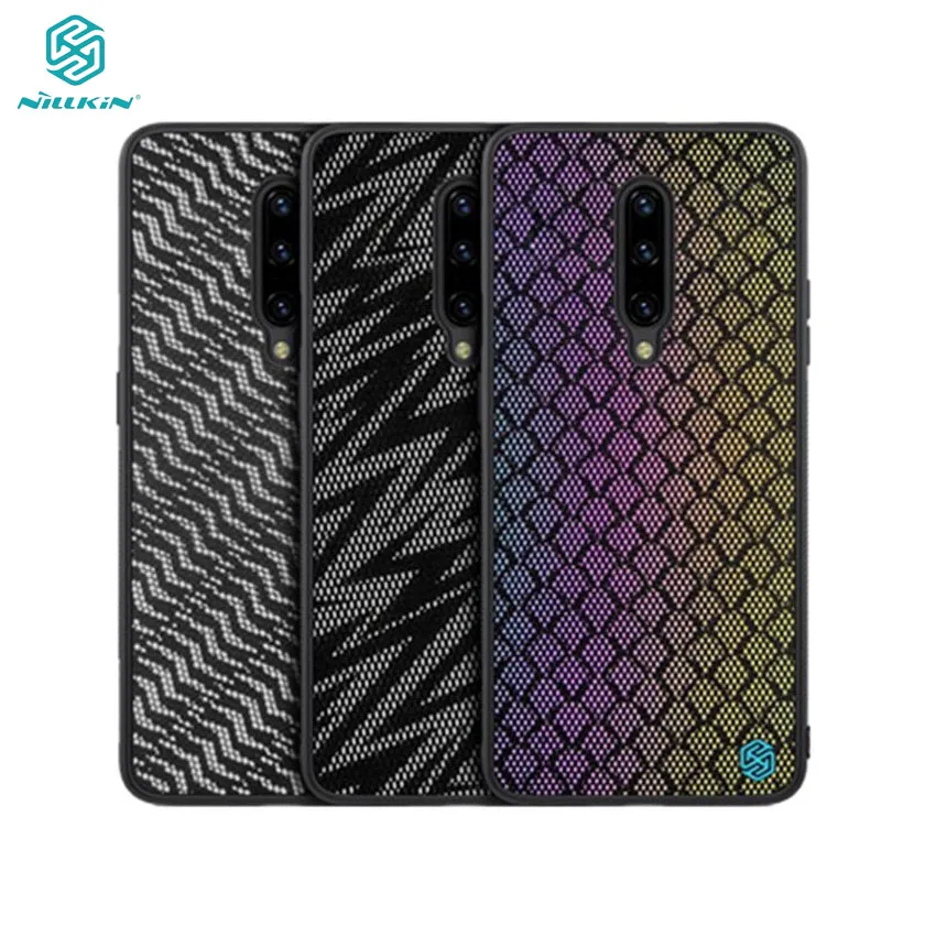 Чехол для OnePlus 7 7T Pro OnePlus7 чехол NILLKIN Twinkle чехол полиэфирная сетка светоотражающий протектор PC задняя крышка для OnePlus7 Pro