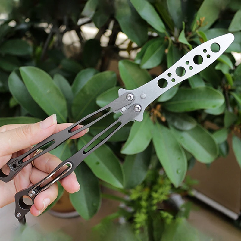 Тренировочный нож-бабочка из стали для самообороны каждый день | Инструменты