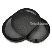 for 6x9 6x9 inch car audio speaker grill cover protection decorative circle metal mesh grille