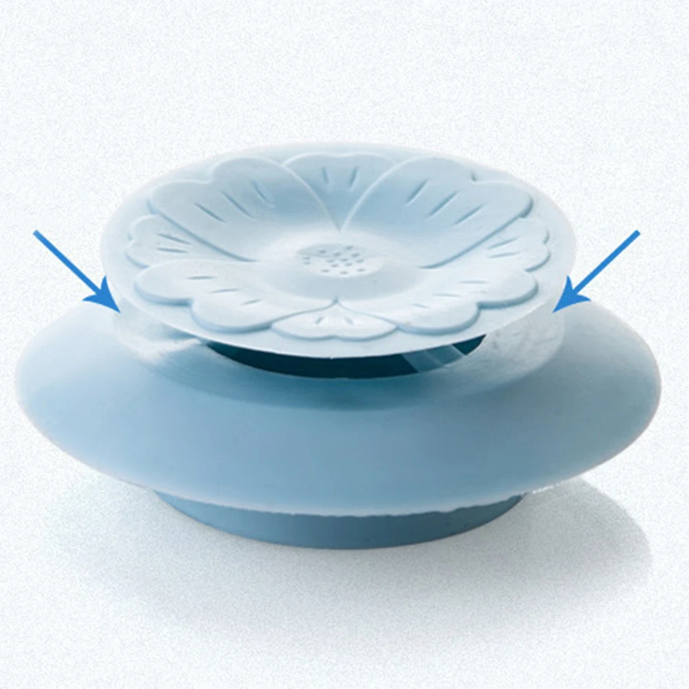 

Drain Protector Bathtub Drain Stopper 2 IN 1 Silicone Floor Deodorant Hair Catcher Sink
