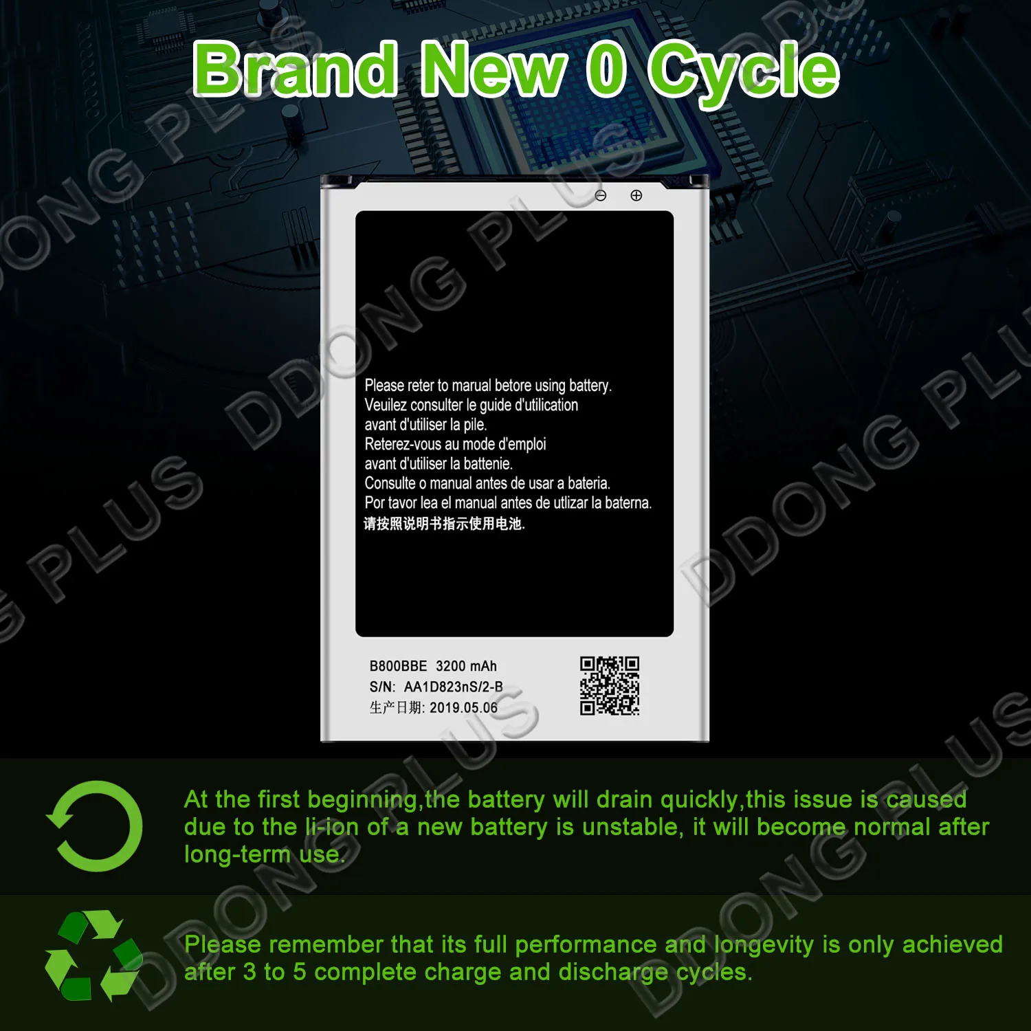 

B800BE Battery For Samsung Galaxy Note 3 N900A SM-N900A Battery B800BU B800BZ B800BC Replacement Repair Part