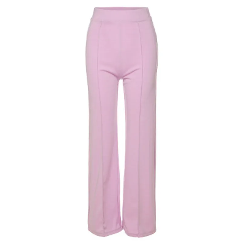 

KBDGirls Store Women's Elastic Pants High Quality Solid Simple Size High Pants Law Women's Leisure Street Elegant Office Women