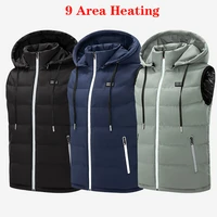 hot heated jackets warm sports hooded thermal heatable vest usb shift mens womens winter outdoor electric heating cost clothes
