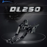 for suzuki dl250 v strom motorcycle parts short aluminum adjustable brake clutch levers dl 250 vstorm 2017 2018 accessories
