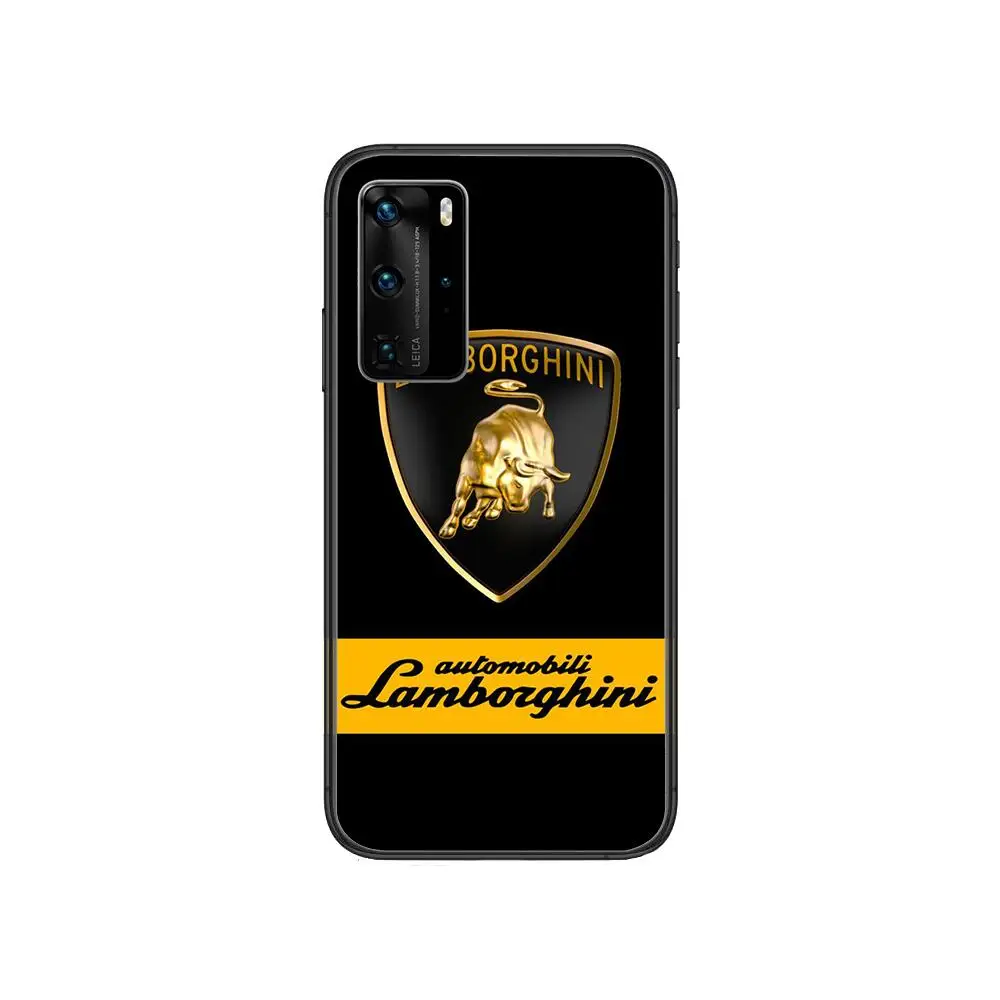 

Luxury car Clear Phone Case For Huawei Honor 20 10 9 8A 7 5T X Pro Lite 5G Black Etui Coque Hoesjes Comic Fash