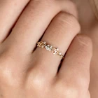 Женское Обручальное кольцо, с цветком, с кристаллами, бабочкой, простое кольцо, обручальное кольцо, блестящее кольцо, ювелирное изделие, размер 5 - 10