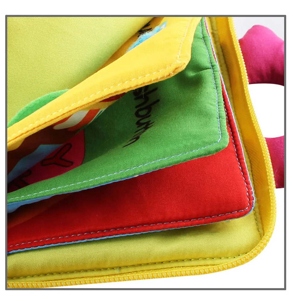 Детская книга Мягкая развивающая игрушка мягкая ткань обучающая познавательная