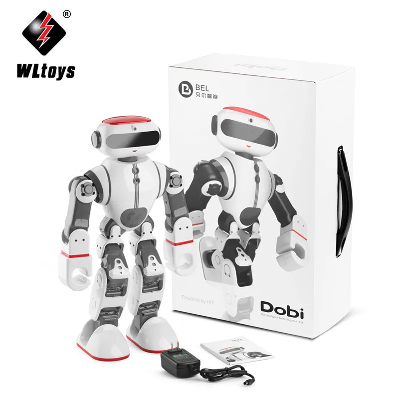 Оригинальные игрушки WLtoys F8 Dobi умный человекоид RC робот Голосовое управление с