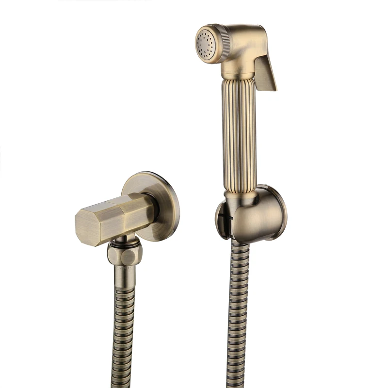 Современная бронзовая Дамская мойка набор пистолетов распылителей для туалета