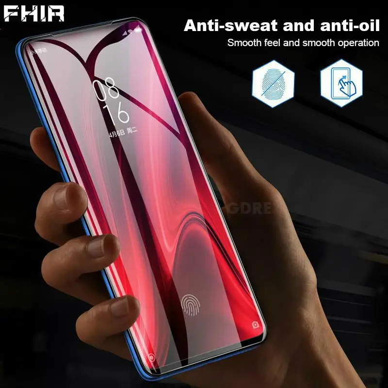 Защитная пленка для экрана HD Full Glue Xiaomi Redmi K30 Note 8 Pro закаленное стекло 8A 8T Note8