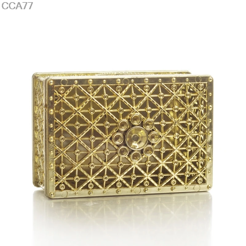 

Mini Hollow Gold Foil Cake Candy Box Wedding Favor Baby Gift Treat Box Party