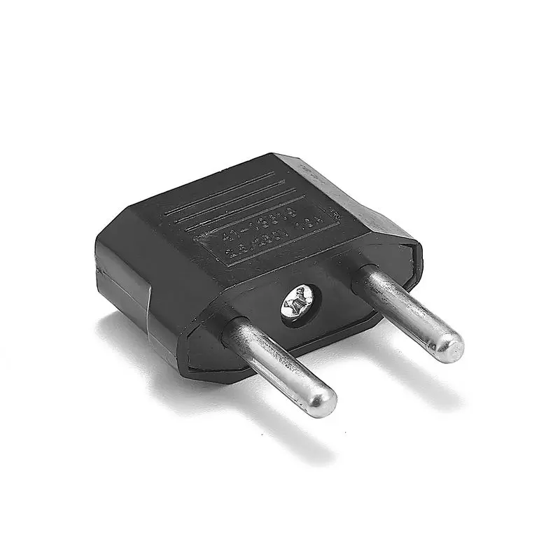 

1000 шт. Европейский адаптер для поездок Американский США в ЕС Евро Европейский штепсельный адаптер электрическая розетка переменного тока розетки для зарядного устройства