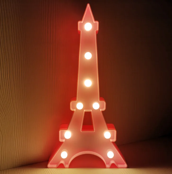 

Led love Diamond Tower modeling lamp letter lamp decorative lamp luminous night light