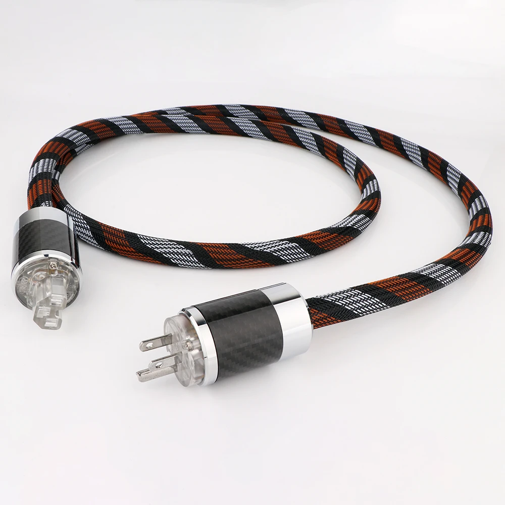 

Preffair Hi-End D503 7N Медь США силовой провод шнур питания кабель питания Hifi сетевой шнур усилитель CD с углеродным волокном родиевым покрытием