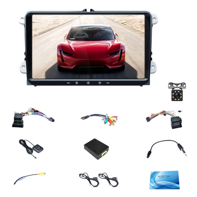 Автомагнитола с Gps навигацией Android 8 1 стереозвук 9 дюймов 1080P автоматическое радио