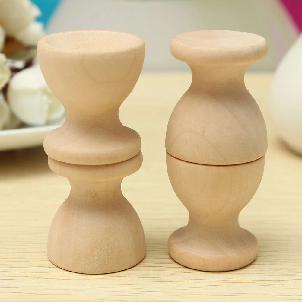 DIY Пасхальный деревянный держатель для яиц чашка форма рисования поднос детская