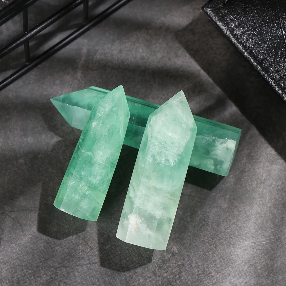 1 шт. Натуральная Зеленая фотолампа минеральное украшение Волшебная