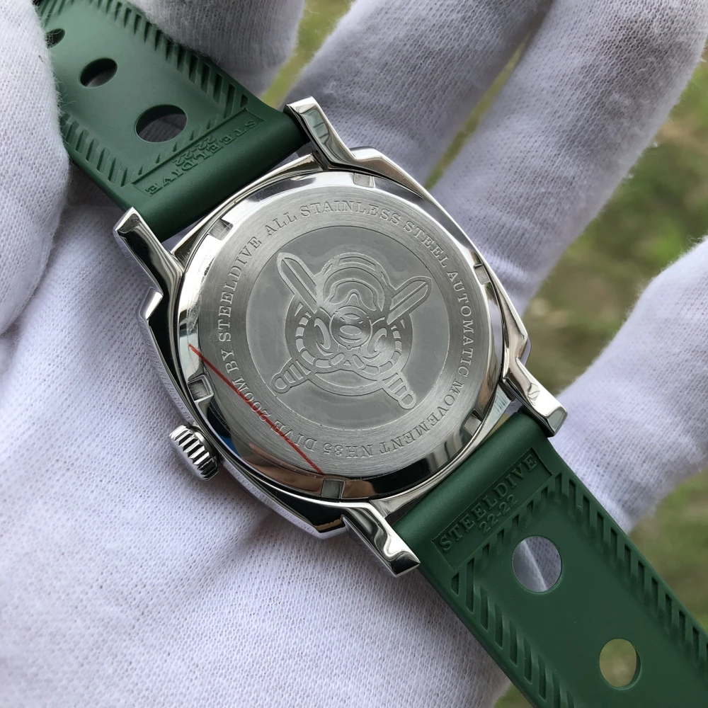 Стальные часы для дайвинга SD1938 мужские 200 м автоматические механические 316L