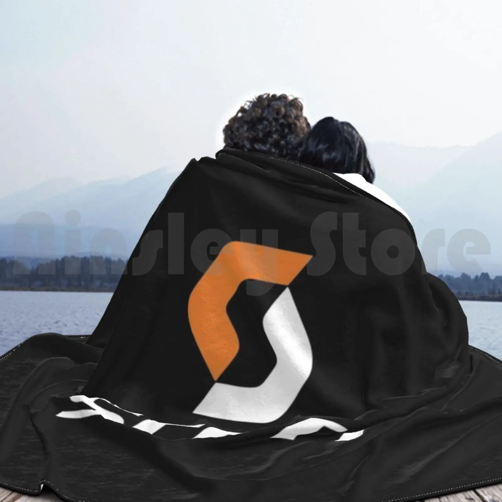 Одеяло без названия модный велосипедный логотип на заказ 2 велосипедных логотипа