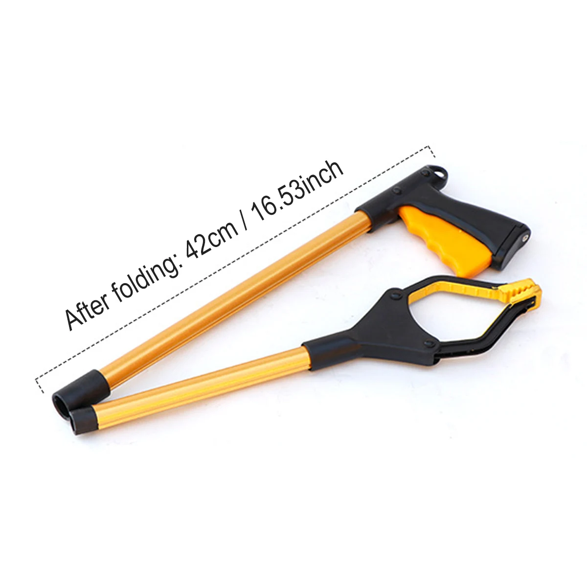 

Aluminium Folding Long Trash Clamps Grab Pick Up Tool Handle Portable Factory House Pickup Grabber Clamp Tools