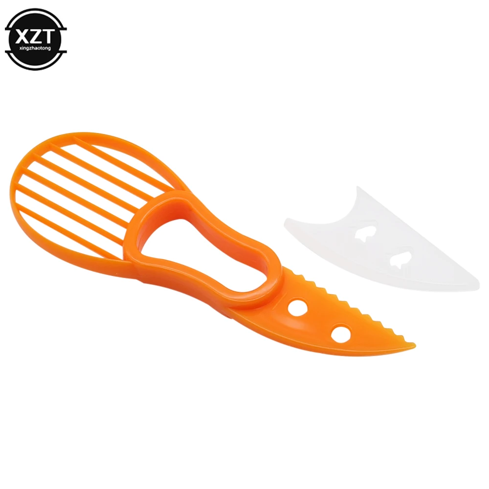 3 в 1 нож для авокадо пластиковый Овощечистка питайя киви ягоды фрукты слайсер