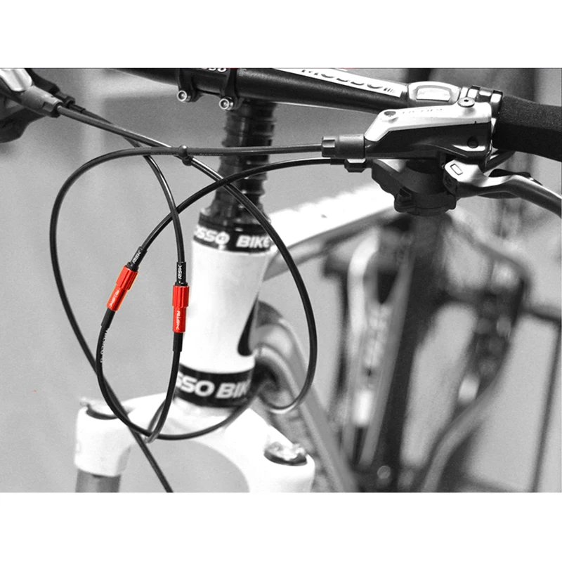 

2pcs/pack RISK 4mm Mountain Road Bike Bicycle Inline Cable Adjuster Adapter Adjustment Screw Bolt Derailleur Shift Brake Cable